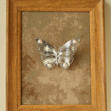 Vintage - Inspired Butterfly Brooch with Pearl & Red Agate - floysun