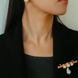 Vintage - Inspired Round Pearl Stud Earrings - floysun