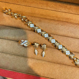 Vintage Intertwined Knot Lab-Grown Diamond Bracelet - floysun