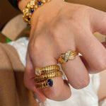 Vintage Intertwined Knot Lab-Grown Diamond Ring - floysun