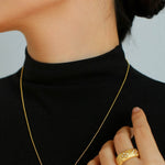 Vintage Italian Brushed Clover Necklace - floysun