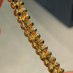 Vintage Italian Heavy Twisted Link Bracelet - floysun