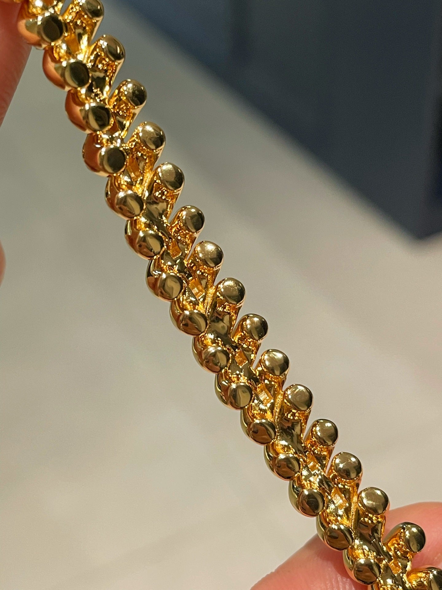 Vintage Italian Heavy Twisted Link Bracelet - floysun
