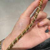 Vintage Italian Heavy Twisted Link Bracelet - floysun
