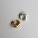 Vintage Japanese - Style 925 Silver Chunky C - Shaped Ear Cuff - floysun