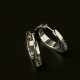 Vintage Leopard - Pattern Tiger’s Eye Hoop Earrings - floysun