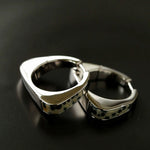 Vintage Leopard - Pattern Tiger’s Eye Hoop Earrings - floysun