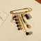 Vintage Mixed Gemstone Charm Safety Pin Brooch - floysun