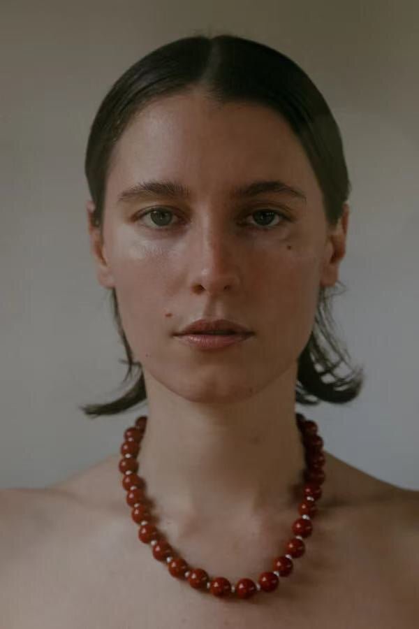 Vintage Natural Agate & Pearl Necklace - floysun