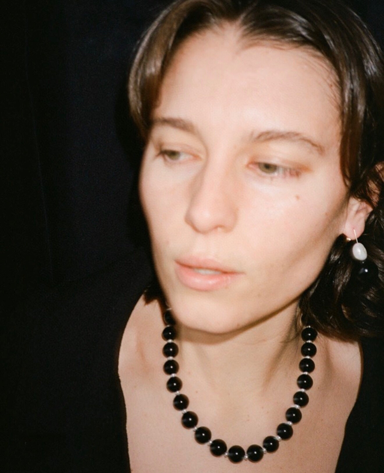 Vintage Natural Agate & Pearl Necklace - floysun