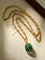 Vintage Oval Gemstone Long Necklace - floysun