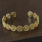 Vintage Palace Lace Filigree Open Cuff Stackable Bracelet - floysun