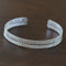 Vintage Palace Lace Filigree Open Cuff Stackable Bracelet - floysun