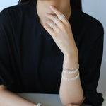 Vintage Palace Lace Filigree Zircon Open Ring - floysun