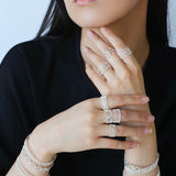Vintage Palace Lace Filigree Zircon Open Ring - floysun