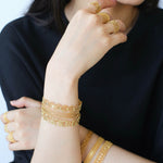 Vintage Palace Lace Filigree Zircon Open Ring - floysun