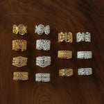 Vintage Palace Lace Filigree Zircon Open Ring - floysun
