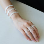 Vintage Palace Lace Filigree Zircon Open Ring - floysun