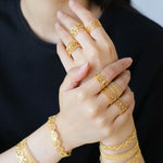 Vintage Palace Lace Filigree Zircon Open Ring - floysun