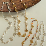 Vintage Peace Dove Pearl Necklace | Short & Long Layered Necklace - floysun