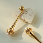 Vintage Pearl - Inlaid Slim Vase Earrings - floysun