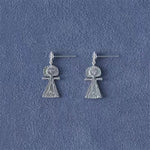 Vintage Poseidon 925 Sterling Silver Dangle Earrings - floysun