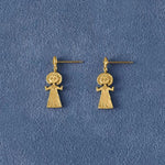 Vintage Poseidon 925 Sterling Silver Dangle Earrings - floysun