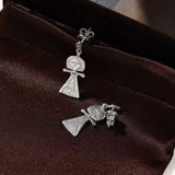 Vintage Poseidon 925 Sterling Silver Dangle Earrings - floysun