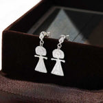 Vintage Poseidon 925 Sterling Silver Dangle Earrings - floysun