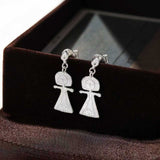 Vintage Poseidon 925 Sterling Silver Dangle Earrings - floysun