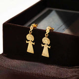 Vintage Poseidon 925 Sterling Silver Dangle Earrings - floysun