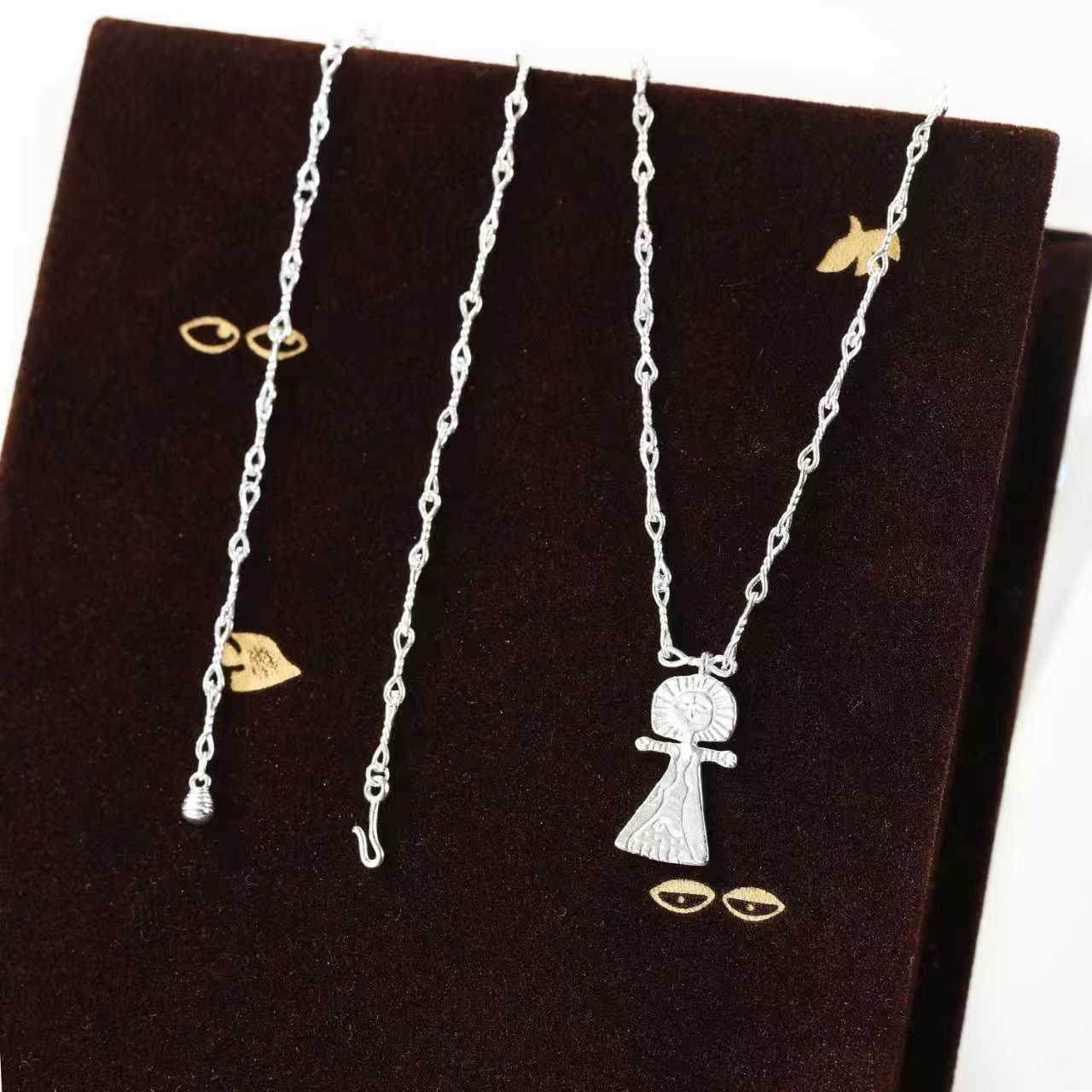 Vintage Poseidon 925 Sterling Silver Pendant Necklace - floysun