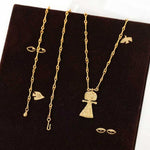 Vintage Poseidon 925 Sterling Silver Pendant Necklace - floysun