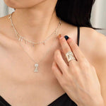 Vintage Poseidon 925 Sterling Silver Pendant Necklace - floysun