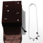 Vintage Red Tiger's Eye Charm Necklace | Heart Series Choker - floysun