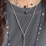Vintage Red Tiger's Eye Heart Pendant Necklace - floysun