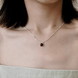 Vintage Red Tiger's Eye Heart Pendant Necklace - floysun