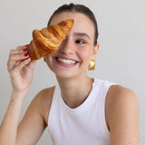 Vintage Ribbed Rectangular Statement Earrings - floysun
