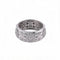 Vintage Royal Style Italian Brushed Floral Wide Band Ring - floysun