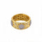 Vintage Royal Style Italian Brushed Floral Wide Band Ring - floysun
