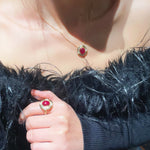 Vintage Ruby Cabochon Ring - floysun