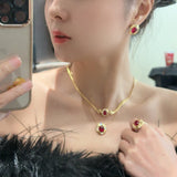 Vintage Ruby Cabochon Ring - floysun