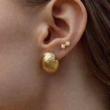 Vintage Shell Pearl Earrings | Baroque Statement Earrings - floysun