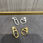 Vintage Simple Geometric Asymmetry Stud Earrings - 18K Gold Vermeil - floysun