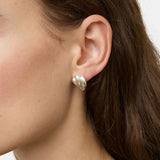 Vintage Spiral Wave Stud Earrings - floysun