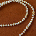 Vintage Square Pendant Pearl & Natural Stone Beaded Necklace - floysun