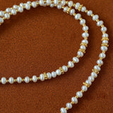 Vintage Square Pendant Pearl & Natural Stone Beaded Necklace - floysun