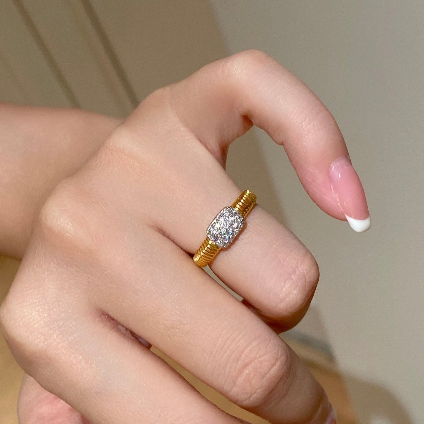 Vintage baguette ring discount