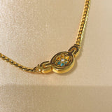 Vintage Turquoise Filigree Choker Necklace - floysun