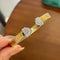 Vintage Two-Tone Tubogas Pavé Cuff Bracelet - floysun